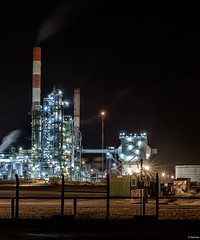 Raffinerie TOTAL de nuit (3)