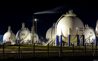 Raffinerie TOTAL de nuit (2)
